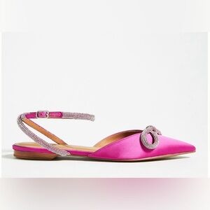 Bibi Lou Bow Flats from Anthropologie Size 7-7.5